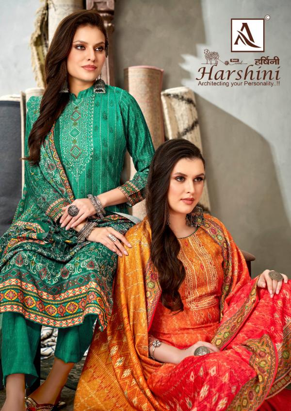 Alok Harshini Pashmina Designer Digital Print Dress Material